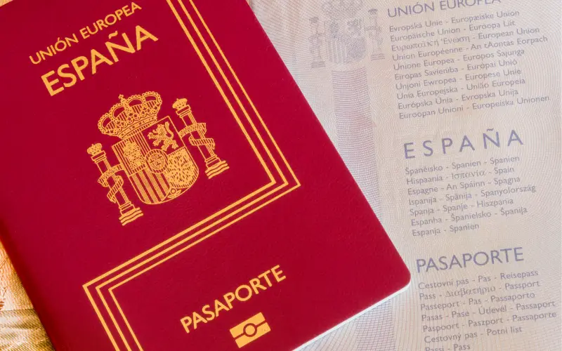 Red Spanish passaporte