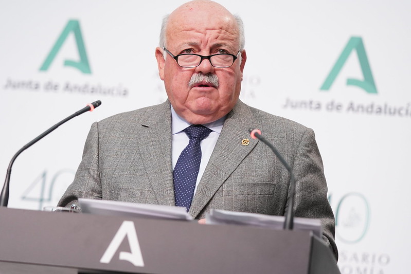 Andalucian Minister of Health Jesús Aguirre