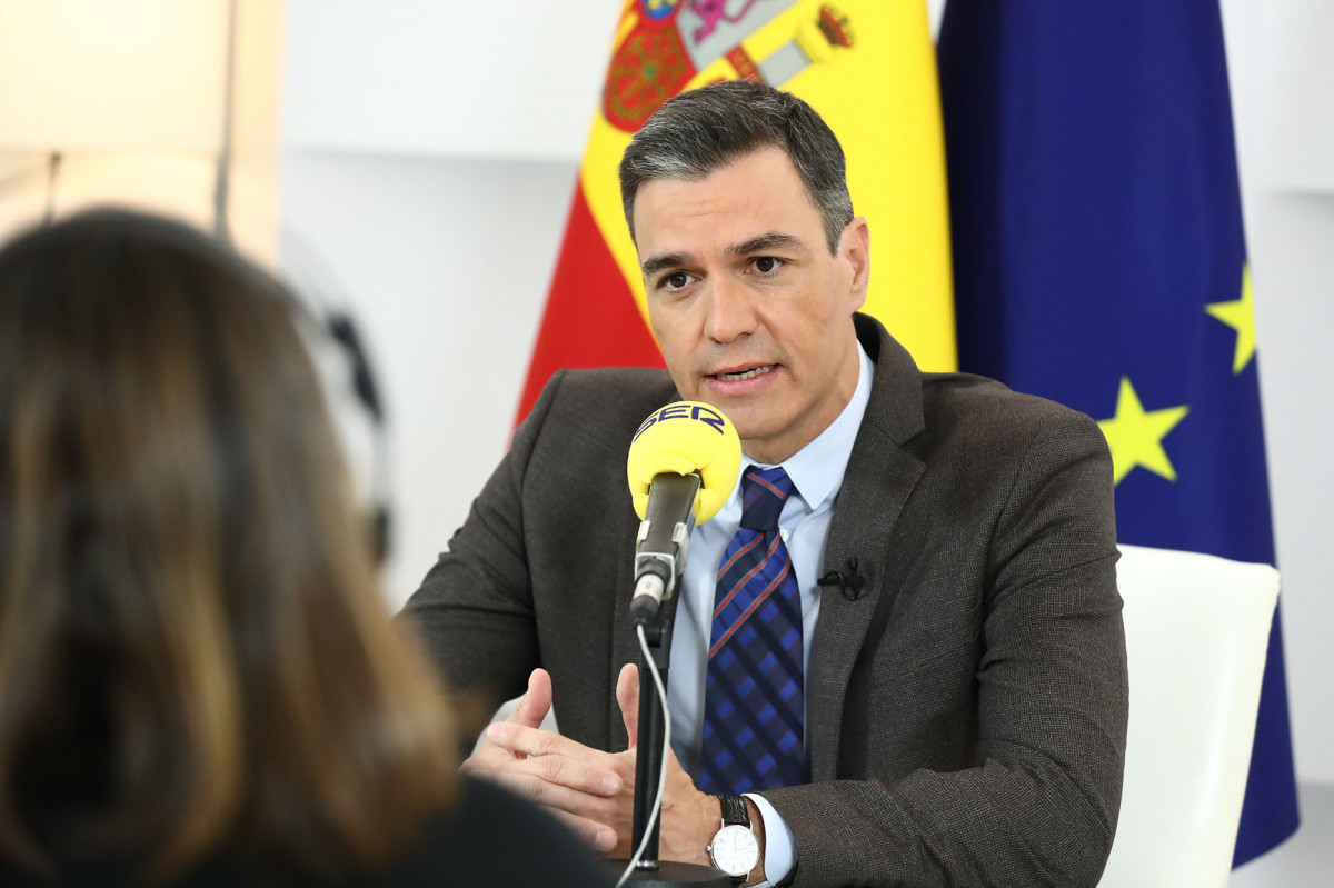 Pedro Sánchez speak to Cadena Ser